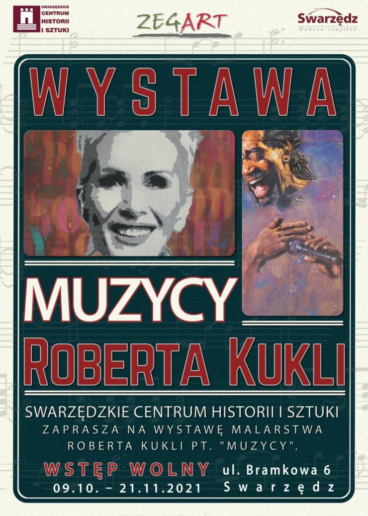Plakat Wystawa MUZYCY R. Kukli